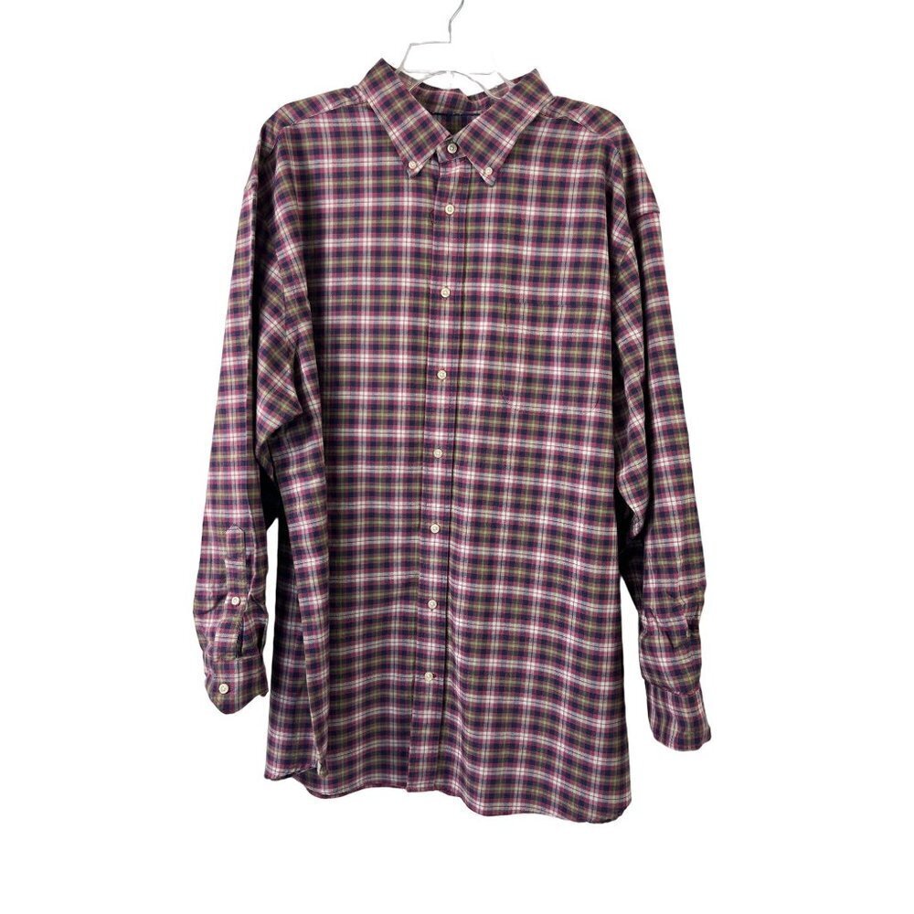 Cremieux Classics Men's Plaid Buttoned Down Casual Shirt